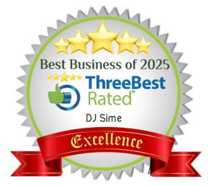Three Best Rated 2025 Certificate presented for Best DJ DJ Sime Club Wedding DJ Events Hire in West Yorkshire - Quick Quote Request Event Availability Check Mobile DJ Booking Form Wedding DJ Prices Quick Quote Request Yorkshire DJ Enquiry